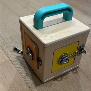 Lovevery Montessori Wooden Lock Box